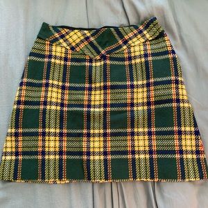 Vintage plaid skirt